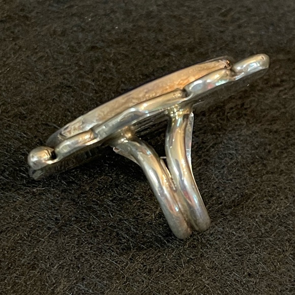 CHIMNEY BUTTE LAPIS LAZULI STERLING SILVER RING - Picture 8 of 11